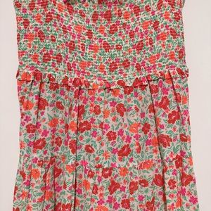 J.Crew Sundress neon florals Sz. XS